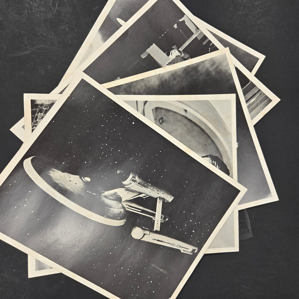 Star Trek TOS Vintage 1970s Lincoln Enterprises 8x10 B&W Photo Lot (5) VG+ - Picture 2 of 11